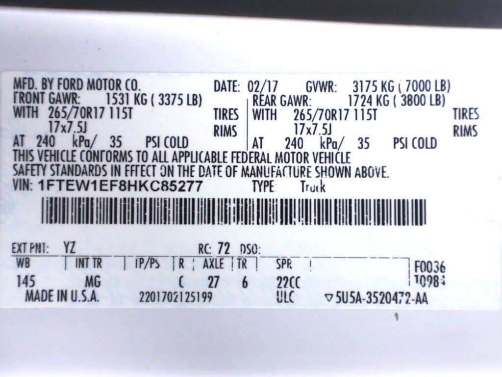 Used 2017 Ford F150 XLT AWD/4WD image 40