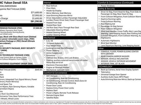 Used 2021 GMC Yukon Denali w/ Denali Premium Package image 41