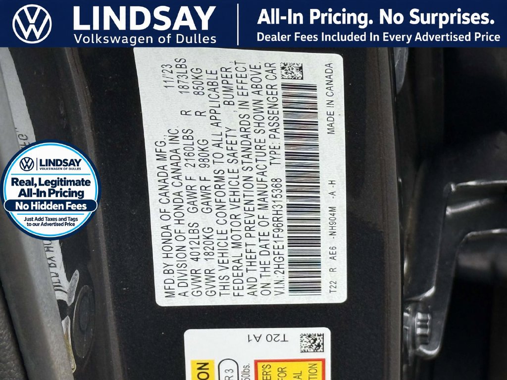 Used 2024 Honda Civic Touring image 30