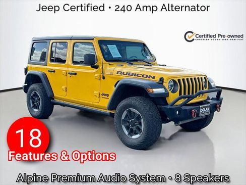 Certified 2019 Jeep Wrangler Unlimited Rubicon AWD/4WD image 1