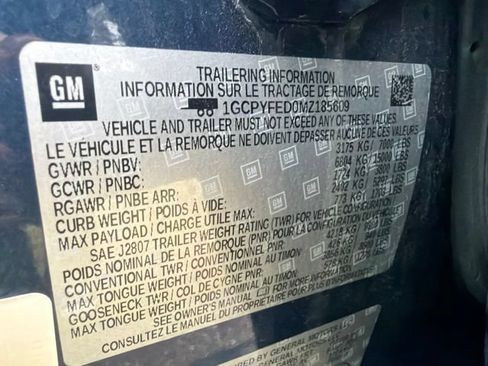 Used 2021 Chevrolet Silverado 1500 LT Trail Boss w/ Bed Protection Package AWD/4WD image 17