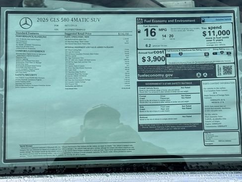 New 2026 Mercedes-Benz GLS 580 GLS 580 image 32