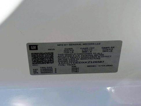 Used 2019 Chevrolet Silverado 1500 LTZ AWD/4WD image 20