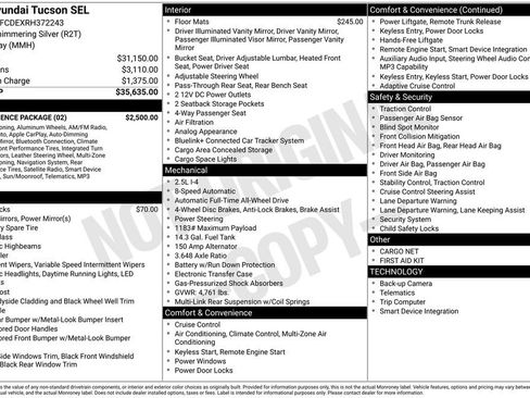 Used 2024 Hyundai Tucson SEL w/ Convenience Package AWD/4WD image 17