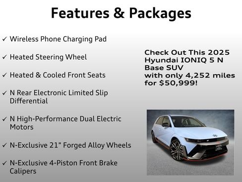 Used 2025 Hyundai Ioniq 5 N AWD/4WD image 8