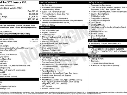 Used 2022 Cadillac XT6 Luxury image 63