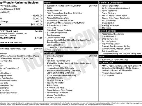 Used 2016 Jeep Wrangler Unlimited Rubicon w/ Connectivity Group image 2