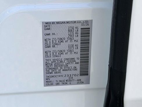 New 2026 Nissan Pathfinder SL w/ SL Premium Package AWD/4WD image 25