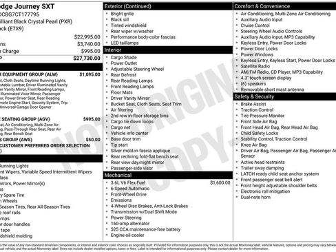 Used 2012 Dodge Journey SXT w/ Popular Equipment Group image 6