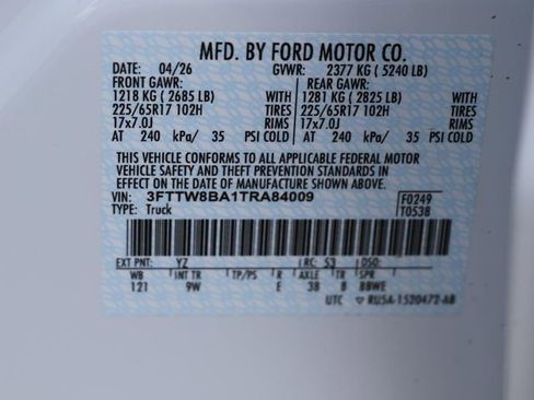 New 2026 Ford Maverick XL AWD/4WD image 32