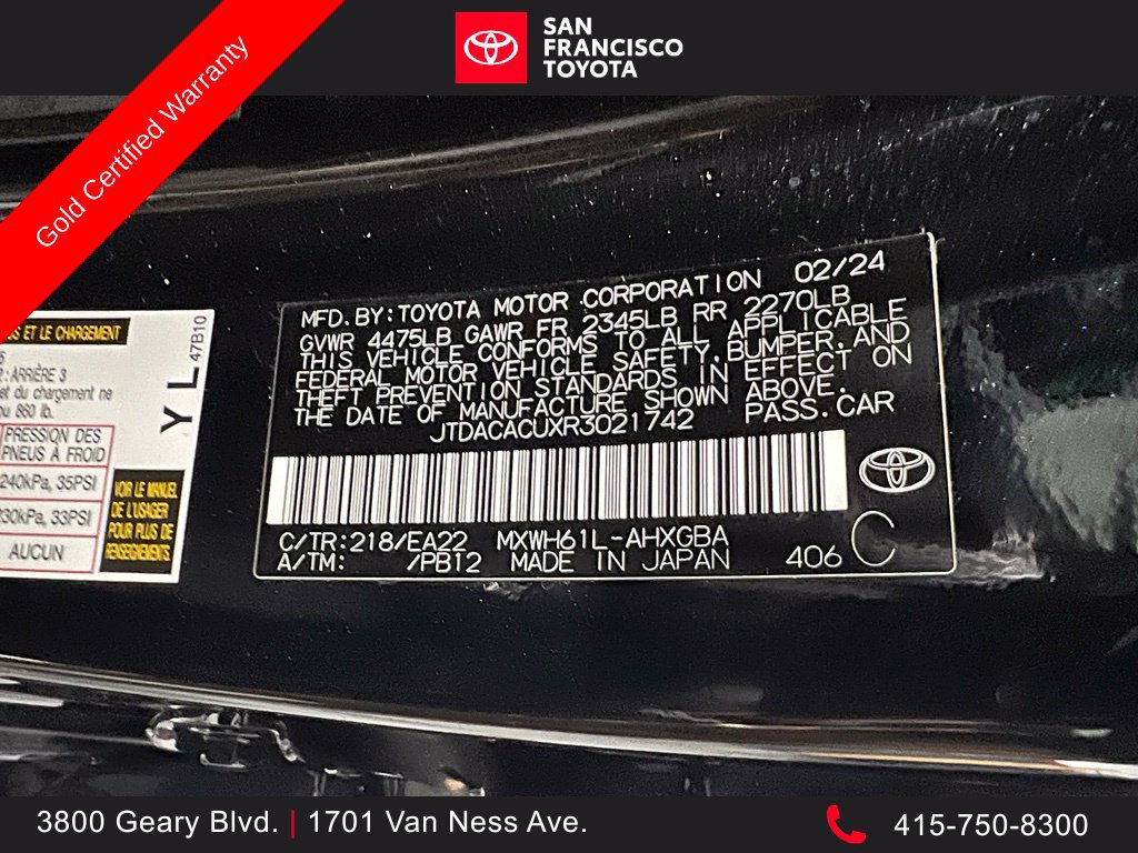 Certified 2024 Toyota Prius Prime FWD image 37