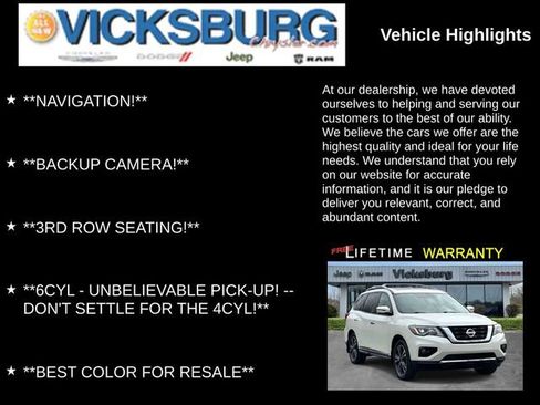 Used 2020 Nissan Pathfinder Platinum w/ Cargo Package AWD/4WD image 7