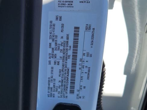 Certified 2022 Ford F150 Lariat w/ Equipment Group 502A High RWD image 30