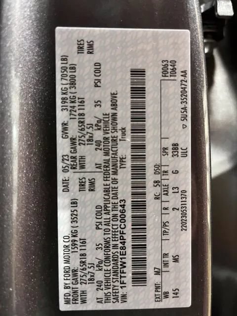 Used 2023 Ford F150 XLT w/ Equipment Group 302A High AWD/4WD image 29