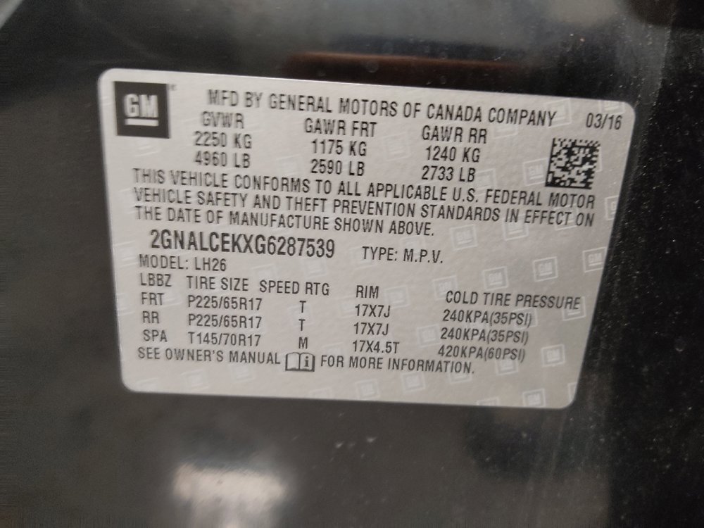 Used 2016 Chevrolet Equinox LT FWD image 33