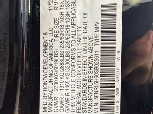 Used 2025 Honda Odyssey EX-L image 14