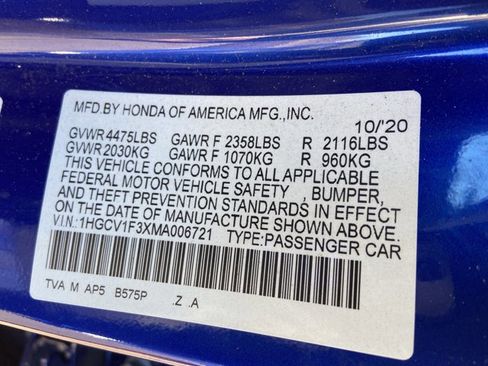 Used 2021 Honda Accord Sport image 32