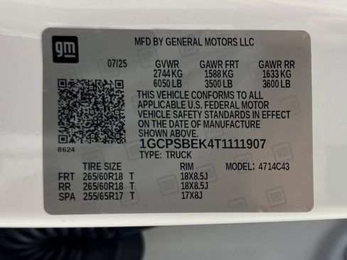 New 2026 Chevrolet Colorado W/T w/ WT Custom Package image 25