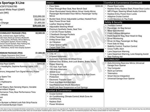 New 2026 Kia Sportage X-Line w/ X-Line Technology Package image 28