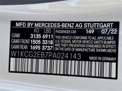 Certified 2023 Mercedes-Benz EQS 450+ 4MATIC Sedan image 33
