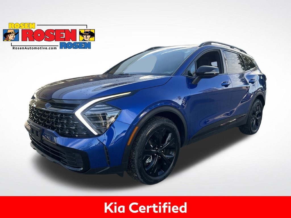 Certified 2025 Kia Sportage X-Line w/ Premium Package AWD/4WD 360° Tour