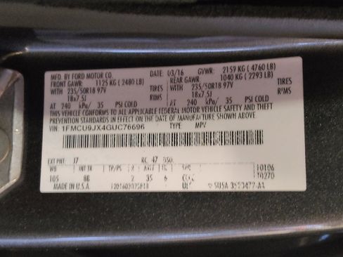 Used 2016 Ford Escape Titanium image 33