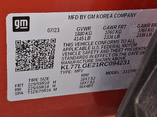 Used 2024 Chevrolet Trax RS w/ Driver Confidence Package FWD image 27