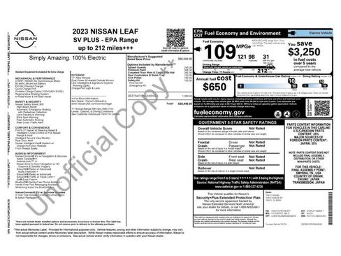 Certified 2023 Nissan Leaf SV Plus FWD image 26