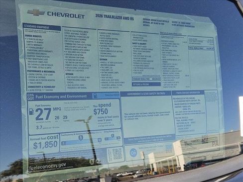 New 2026 Chevrolet TrailBlazer RS w/ Convenience Package image 17