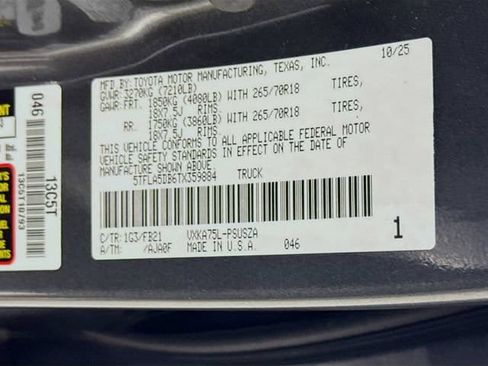 Certified 2026 Toyota Tundra SR5 w/ SR5 Convenience Package AWD/4WD image 32