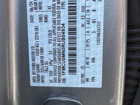 Used 2024 Ford Escape ST-Line w/ Tech Pack #1 FWD image 25