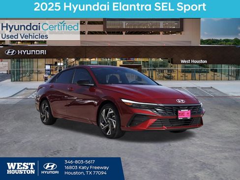 Certified 2025 Hyundai Elantra Sport FWD image 1