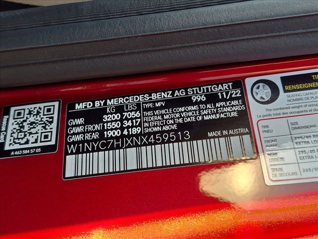 Certified 2022 Mercedes-Benz G 63 AMG 4MATIC image 26