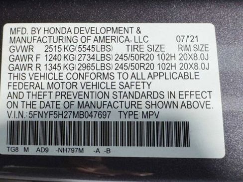 Used 2021 Honda Pilot Special Edition image 39