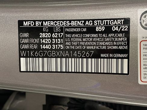 Certified 2022 Mercedes-Benz S 580 4MATIC Sedan image 33