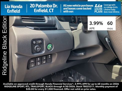 New 2026 Honda Ridgeline Black Edition image 16