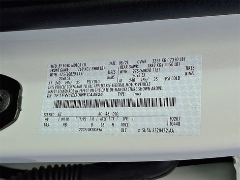 Certified 2021 Ford F150 Lariat w/ Equipment Group 502A High image 29