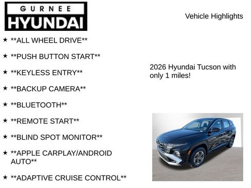 New 2026 Hyundai Tucson Blue SE AWD/4WD image 8