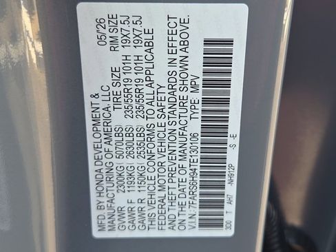 New 2026 Honda CR-V Sport Touring image 18
