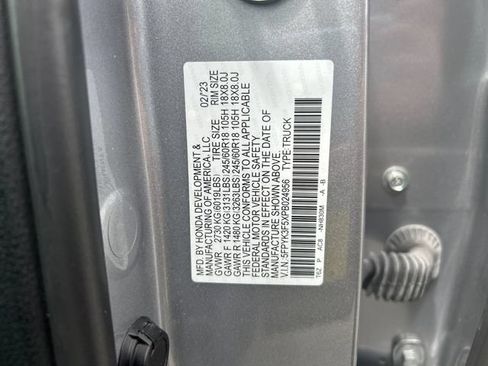 Used 2023 Honda Ridgeline RTL image 33