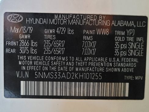 Used 2019 Hyundai Santa Fe SEL FWD image 33