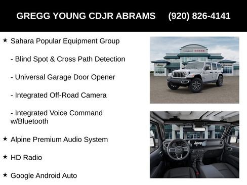 New 2025 Jeep Wrangler Unlimited Sahara AWD/4WD image 25