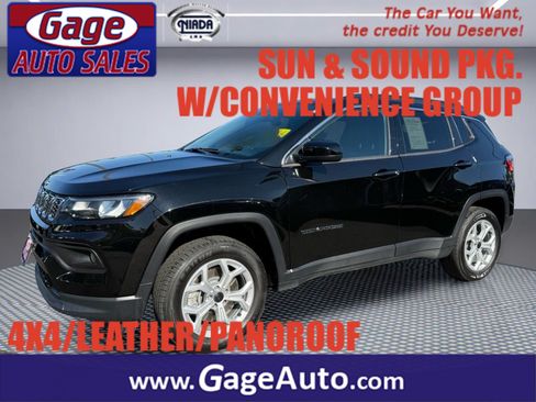 Used 2025 Jeep Compass Latitude w/ Sun & Sound Group AWD/4WD image 1