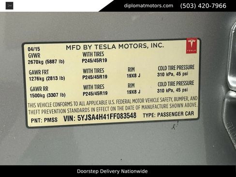 Used 2015 Tesla Model S P85D image 46