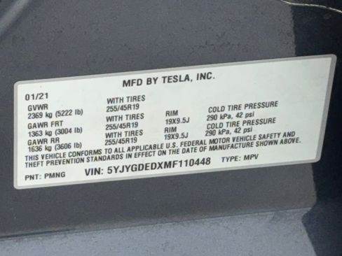 Used 2021 Tesla Model Y Standard Range NAV,CAM,PANO,HT image 59