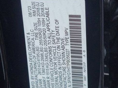 Certified 2023 Honda Pilot Touring image 36