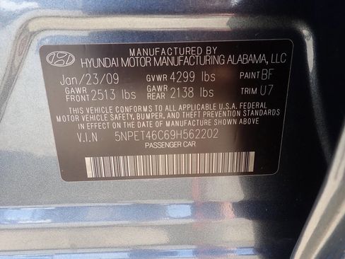 Used 2009 Hyundai Sonata GLS image 8
