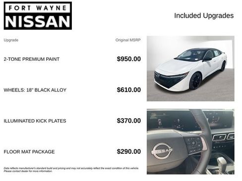 New 2026 Nissan Sentra SR w/ Floor Mat Package FWD image 4