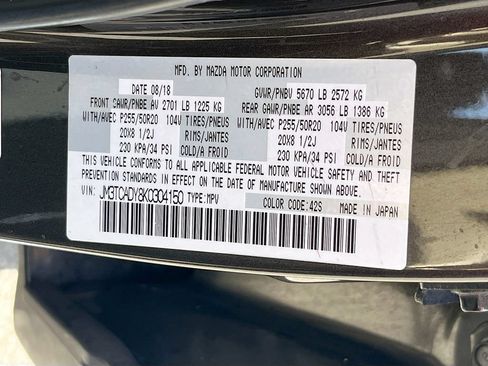 Used 2019 MAZDA CX-9 Grand Touring FWD image 33