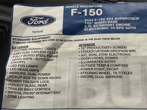 Used 2024 Ford F150 XLT w/ Equipment Group 303A High AWD/4WD image 46